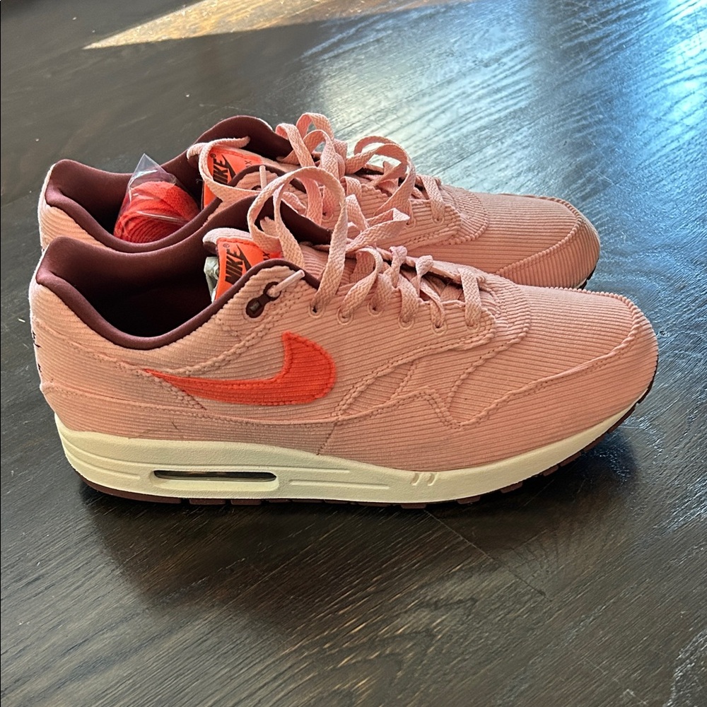 Nike Men's Air Max 1 Premium Coral Stardust Corduroy